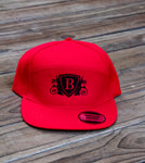 UFlex Fashion 6 Snapback Cap (Red)